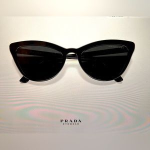 Prada Classic Cat Eye Sunglasses in Black
